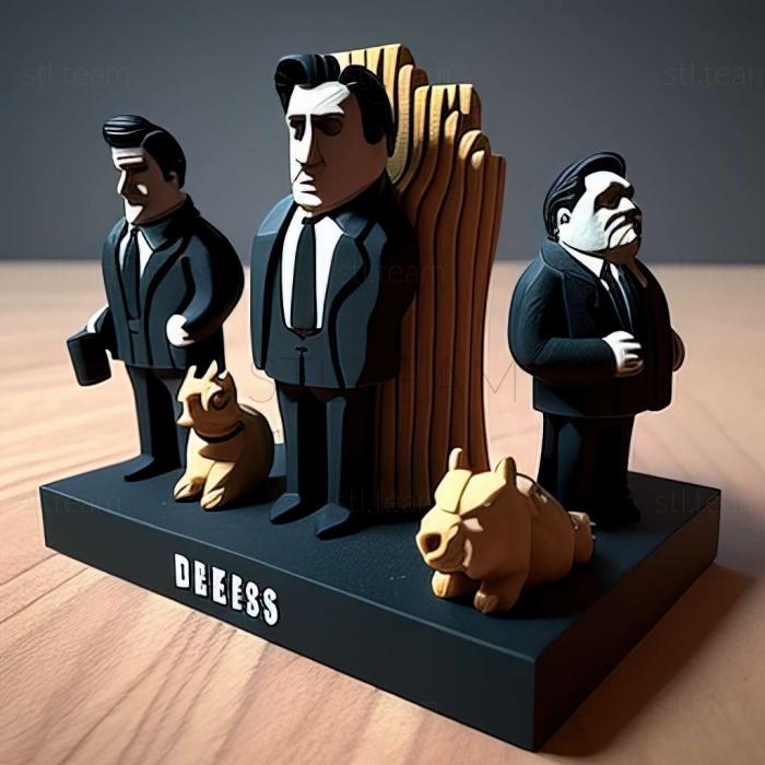 3D model Reservoir Dogs game (STL)